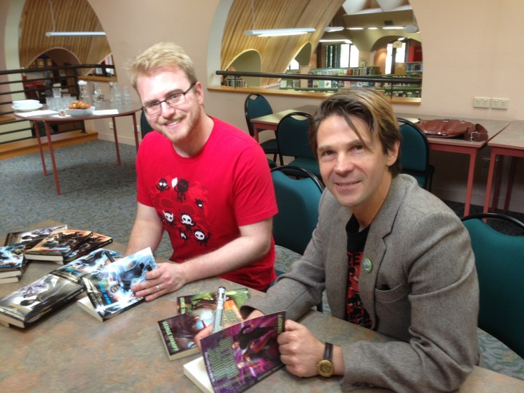 George Ivanoff with some other guy on the left.